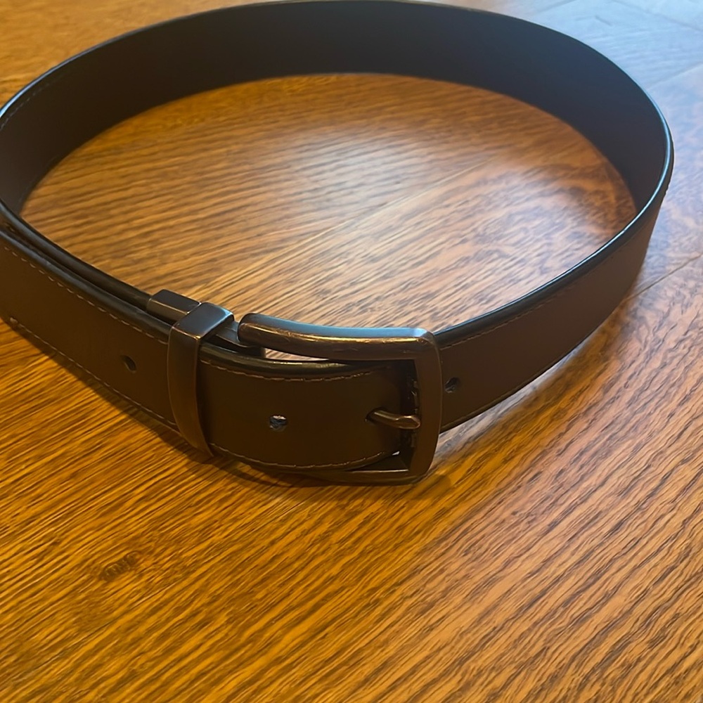 Levi’s Brown leather Belt with Black Trim- Size S 30-32